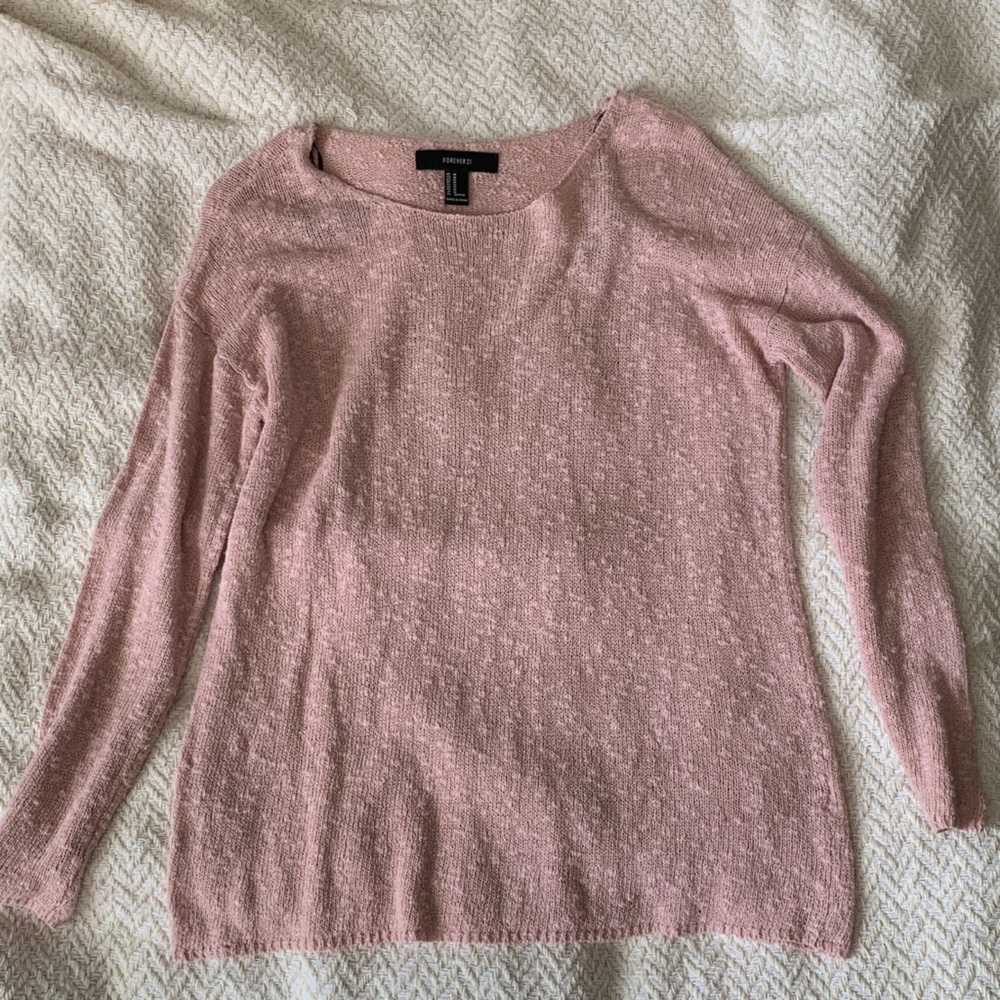 Forever 21 | pink sweater | size M